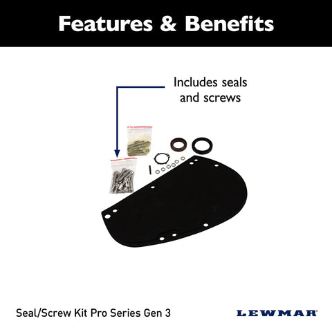 3rd Generation Pro Series Seal And Screw Kit For Chain Counters With 3-Wire Shielded Cables EN 60945 EMC Compliant shown