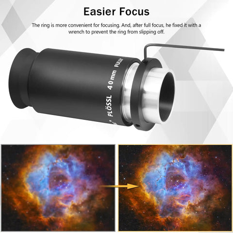 1.25 Inch Telescope Eyepiece Parfocal Rings Set Of Three For No Fuss Quick Eyepiece Swapping And Effortless Magnification Changes