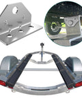 8 Pack Heavy Duty Swivel Top Angle Brackets For Boat Trailers Built Like A Tank, 3mm steel, shown mounted on trailer.