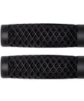 Seven Eighths Inch Bike Grip For Beach Cruisers And All Terrain Bikes Black 125mm Round Handlebar Grip side view