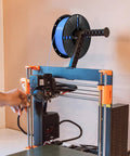 Heavy Duty Extension Cord Reel With Pro Grade Industrial Plastic Build Tangle Free Winding on 3D printer arm