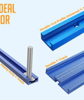 Track Bolts Kit 40 Pieces 1/4-20 For T Slot Tracks Four Lengths 2-1/4 In 1-1/2 In 1-1/4 In 1 In with T-slot tracks and bolt