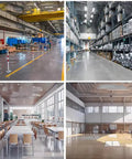 Heavy Duty Metal Floor Fan High Velocity Airflow Beast With 360 Degree Adjustable Tilt Shop Ready Cooling Machine Built Tight For Sweaty Garages Factories Or Basements displayed in various industrial workspaces.