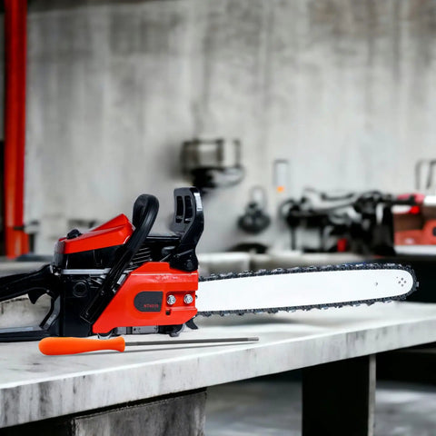 Pro Grade Three Size Chainsaw Sharpening File Set Five Thirty Second Inch Seven Thirty Second Inch And Three Sixteenth Inch with plastic handle