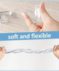 Image of soft and flexible Real Solid Baby Proof Corner Protectors And Clear Edge Guards With Super Sticky Backing.
