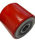 Heavy Duty Electric Pallet Jack Replacement Wheel With Bearings Fits Heli DC-15 And DC-20 Forklift 70Mm X 60Mm red polyurethane caster with bearing