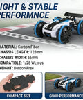 Black Carbon Fiber RC Car Chassis For WLtoys K969 K979 K989 K999 P929 P939 Lightweight Yet Ultra Strong chassis set with RC car.