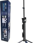 Cordless Heavy Duty Portable LED Work Light With Telescoping Stand And Magnetic Detachable Head Battery Powered Tripod Lamp