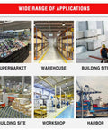 Industrial Grade Custom Heavy Duty Electric Forklift With Hydraulic Sealed Lift Cylinder Crushing Construction Site Materials And Workshop Cargo Moving Workhorse in various applications across supermarket, warehouse, building site, and harbor.