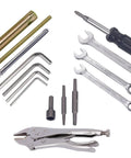 Compact Motorcycle Tool Kit For Roadside Service And ATV UTV Repairs With Wrenches Spark Plug Wrench Hex Keys Tire Gauge Pliers