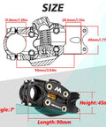 Diagram of Suspension Bike Stem For Mountain Road And Gravel Bikes With 31.8mm Handlebar Clamp 90mm Length 7 Degree Rise