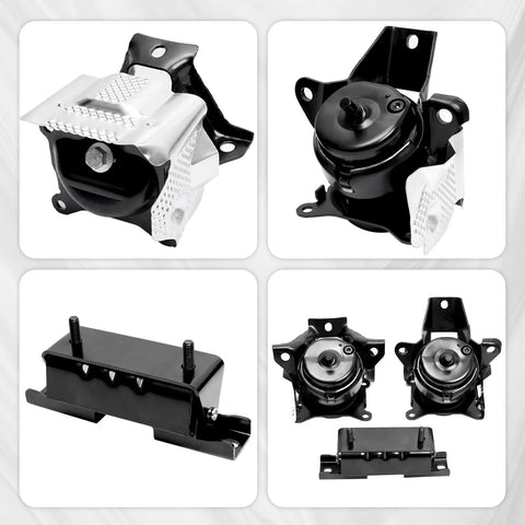 All In One Front Left And Right Engine Motor Mount And Transmission Mount Kit Three Piece Set For 2014 To 2018 Silverado Sierra 1500 V8 And 2015 To 2020 Escalade Suburban Tahoe Yukon XL 4WD Direct Fit OE Replacement 84175582 84175583 A2638