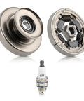 Heavy Duty Clutch Drum And V Belt Pulley Kit With Spark Plug For Stihl TS410 TS420 Cut Off Saw Replaces 4238 760 8500