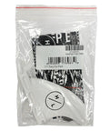 Image of 3.5 Torq Fin Pack For Wakesurf Boards Injection Molded Polymer Fins White Durable Replacement Set in packaging