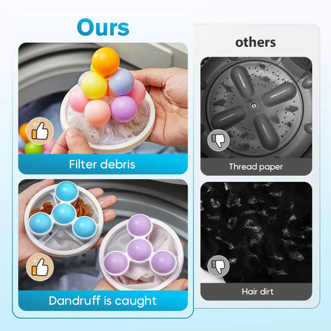 Comparison of Floating Hair Filter Mesh For Washing Machine No More Hair Clogs Lint Catcher That Floats On Top with alternatives.