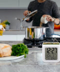 Heavy Sleeper Tractor Alarm Clock With LED Display Super Loud Alarm 7 Color Night Light And Built In Sound Machine in kitchen