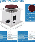 Hella Durable Mini Spindle Sander 6000RPM Electric Table Bench Grinder 110V with 4-inch sanding disc for wood plastic metal.