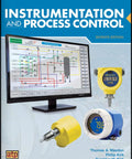 Hands On Instrumentation And Process Control Guide For Tech Pros A Technician Level Deep Dive Into Measurement And Control Techniques For Industrial Automation With Sensors And Process Optimization, book cover with screen, sensors, and diagrams.