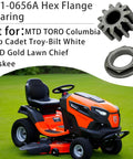 Hex Flange Bearing And Pinion Gear Bushing Kit 941-0656A 717-1554 compatible with Toro lawn tractor and parts shown