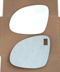 Flat Driver Side Mirror Glass Replacement With Full Size Adhesive For 2009 Through 2017 Volkswagen Tiguan Left LH View Distortion Free