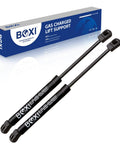 Top Shelf Rear Hatch Lift Supports With Rock Solid Heavy Duty Gas Struts And Shock Dampers For Mercury Cougar 1999 2000 2001 2002 Coupe Two Door Hatch Built Like A Beast Replacing 4331 Sg304039 with black coating and box packaging.