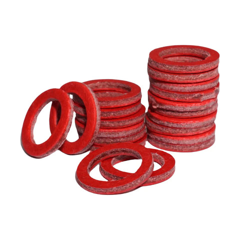 Lower Unit Oil Drain Plug Gasket Seal For Yamaha Outboard Gearcase 2 Stroke And 4 Stroke Motors Replacement For 90430-08003-00 pack