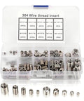 Get Your Tools Sorted With This Awesome 150 Pieces Steel Thread Insert Repair Kit Covering M3 To M8 Metric Helicoil Inserts For Heavy Duty Fixes And Stronger Threads. 304 steel wire thread insert kit in plastic case, M3-M8 sizes