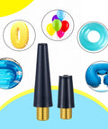 4 Piece Ball Pump Needle Kit With Nozzle Adapter For Sports Balls And Inflatables Durable Metal Needles And Plastic Nozzle