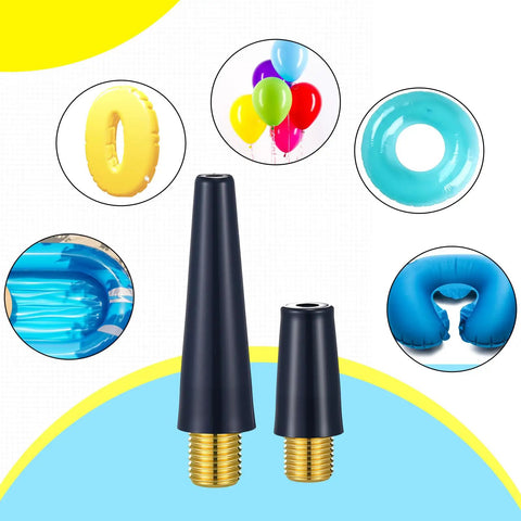 4 Piece Ball Pump Needle Kit With Nozzle Adapter For Sports Balls And Inflatables Durable Metal Needles And Plastic Nozzle