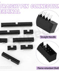 All-In-One Super Handy 23Pcs 2.0 mm Pitch DIP IC Socket Adapter Kit With Right Angle Pin Headers showcasing straight pin connection.