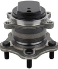 Front view of Pair Rear Wheel Hub And Bearing Assembly With ABS For Nissan Rogue 2008 To 2013 And Rogue Select 2014 To 2015 FWD