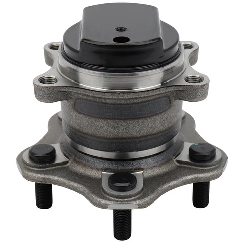 Front view of Pair Rear Wheel Hub And Bearing Assembly With ABS For Nissan Rogue 2008 To 2013 And Rogue Select 2014 To 2015 FWD