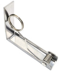 Extra Large Tablecloth Clips Set of 6 Stainless Steel Tablecloth Clamps for Home Parties and Picnics Keep Tablecloths in Place Up to 2.4 Inches Thick Great for Everyday Use, showing one clip detail.