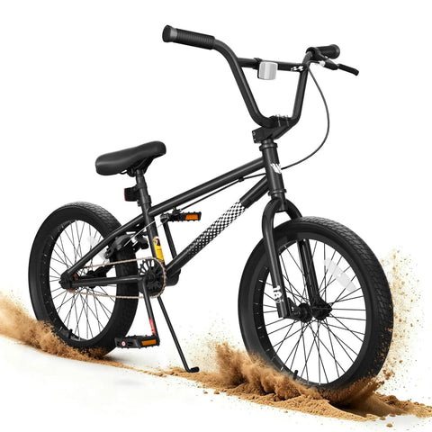 Freestyle BMX Bike 18 Inch And 20 Inch For Kids Boys And Girls Trick Bicycle For Ages 6 To 12 Hi Ten Steel Frame Beginner To Advanced Riders Grow With