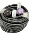 NEMA L6-30 Locking Extension Cord 30 Amp 250V Outdoor 36 Foot Beefy 10 AWG 3 Conductor Cable With Twist Lock Plug And Receptacle For Generators