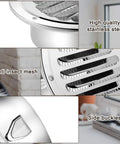 4 Inch Round Dryer Vent Covers Set Durable Stainless Steel Soffit Vents With Mesh Screen 4 Pack features and close-ups
