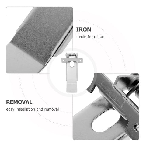 Sleek Concealed Spring Clamps For Recessed Trim Kits With Robust Iron Build For Reliable Lighting Support And Hidden Elegant Design In Bulk Pack of 10 iron recessed light trim clip, easy removal