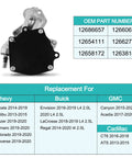 AULINK vacuum pump, front view, 2.0L/2.5L, black housing with metal mount; fits Chevy/GMC/Buick/Cadillac GM models.