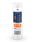 10 Inch By 2.5 Inch Sediment Filter Cartridge For Whole House And Reverse Osmosis Systems 1 Micron No Nonsense Pro Grade Filtration