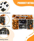 Motorcycle Fairing Bolt Kit Ride Ready Dope 177 Pieces Aluminum Alloy M5 M6 Screws Nuts Washers Clips Set in case