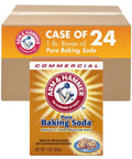 Go To Everyday Baking Soda 16 Oz Pack Of 24 super versatile cleaner packaging with Arm & Hammer logo and commercial label visible