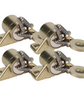 4 Pack Vintage Zinc Alloy Magnetic Cabinet Door Catches For Kitchen Wardrobe Closet Heavy Duty Hold Easy Install Gold Finish