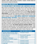 Hospital Grade Germicidal Bleach Wipes Ready To Use Disinfectant For Industrial Cleaning instructions panel with text details.