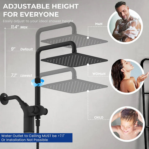 Heavy Hitter Filtered Shower Head Combo With Handheld And Huge 10 Inch Rain Spray, Ditches Hard Water Chlorine Like A Boss, Leaves Skin Feeling Silky, Ultimate Game Changer For Your Bathroom Setup