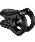 Short Mountain Bike Stem for 31.8mm Handlebars and 1 1/8 Inch Steerer, 35mm Length, 0 Degree Rise, Aluminum Alloy, Black
