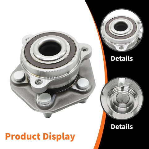 Tesla Front Wheel Hub Bearing Assembly Drop In Replacement for Model 3 2018 2019 2020 2021 2022 and Model Y 2020 2021 2022 AWD Detail View