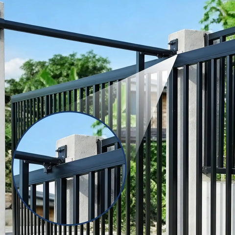 1 Inch Nylon Gate Guide Roller With C Post Welded Bracket And Ball Bearing Side Roller Assembly For Sliding Doors Rust Proof