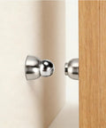 Stainless Steel Magnetic Door Stopper Set 2 Pack Heavy Duty Door Holder Keeps Doors From Slamming Like A Boss Rust Proof SUS304 side view