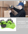 ProLevel Semi Automatic Heat Transfer Tape Dispenser Multi Roll Packing Stand with Precision AutoCut Blade for fast shipping, in use.