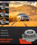 Beefed Up Rear Wheel Bearing And Hub Assembly For Mitsubishi Lancer Evolution AWD 2003-2006, Eclipse AWD 1995-1999, Eagle Talon AWD 1995-1998 Replacement Axle Hub Kit, Heavy Duty Load Capacity, Smooth Ride, Easy Install